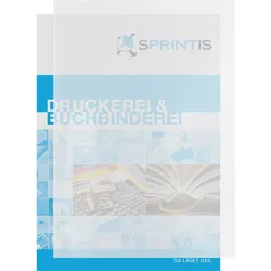 100 100 x Deckblätter zum Binden in A4 klar transparent - Klarsichtfolie glasklar für Ringbindung & Bindemappen aus PVC - Buchbinder Einbanddeckel für Vorder- und Rückseite, Hart-PVC