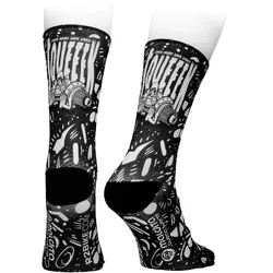 MALDITA BUENA SUERTE X R2BIKE Socken Squeeek Pop | schwarz M | 39-40