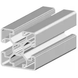 RS PRO, Profil + Stange, Silber Manuelle Produktionssysteme Aluminiu