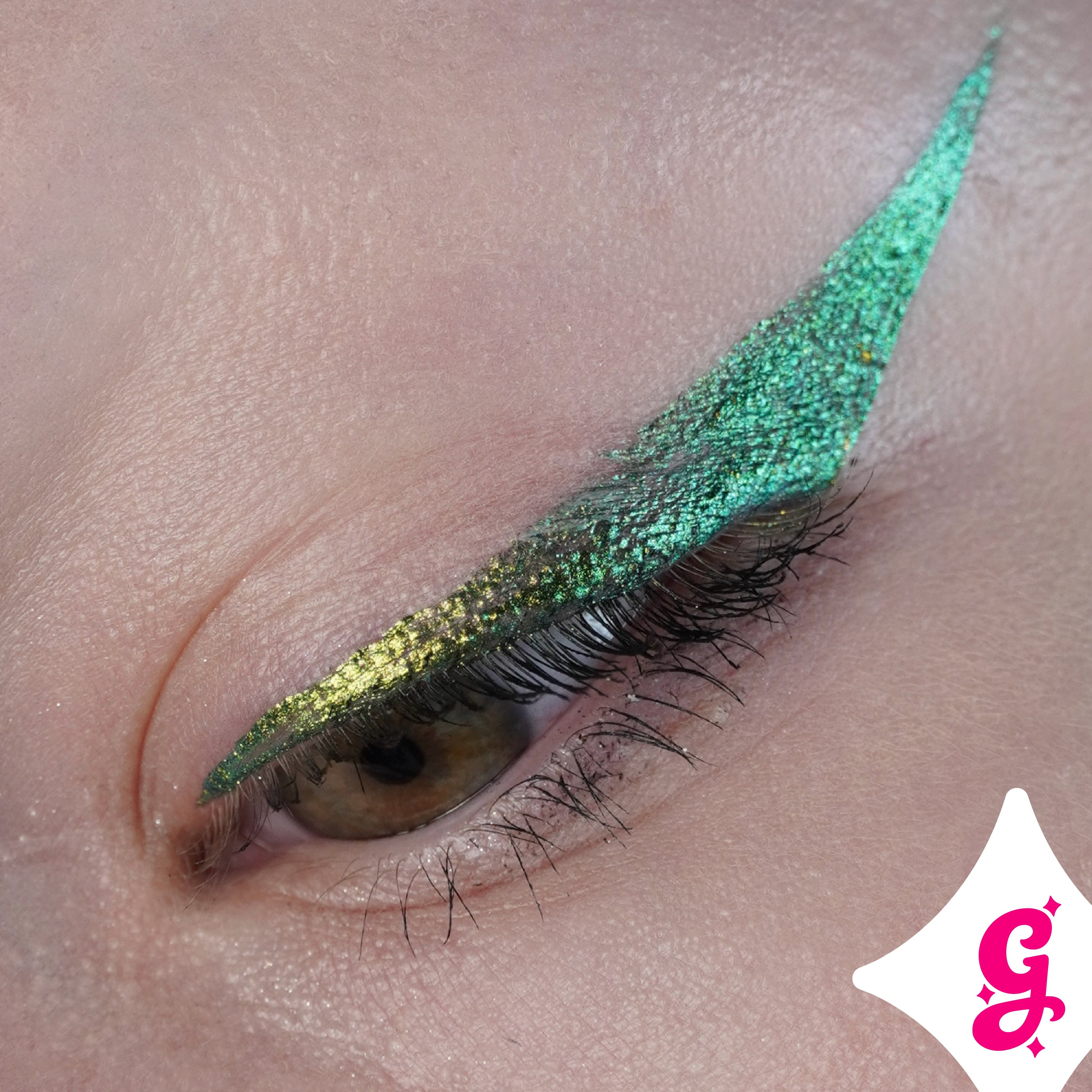 Medusa Chroma Flik (Green/Gold/Blue) - Liquid Liner - Glisten Cosmetics