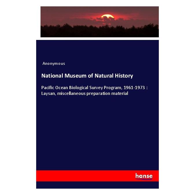 Hansebooks National Museum of Natural History (Englisch, Softcover, Anonymous) (56011483)