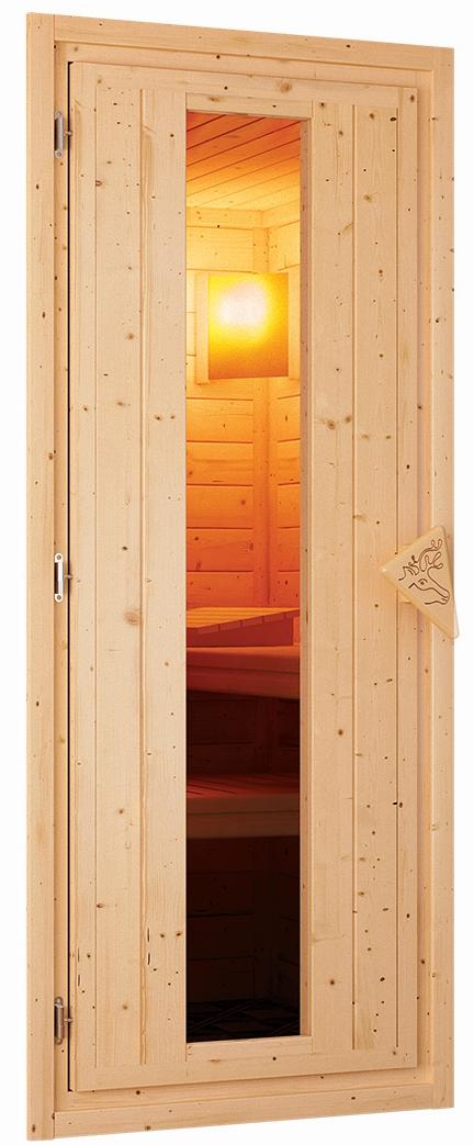 KARIBUHOLZT Sauna gedämmtes Türelement 38/40 mm 781*1872*38mm 09221927