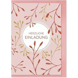 Einladung, 5 Stück