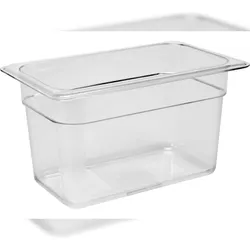 TRIZERATOP Gastro container, catering container polycarbonaat GN 1/4 diepte 150mm, 265x162mm