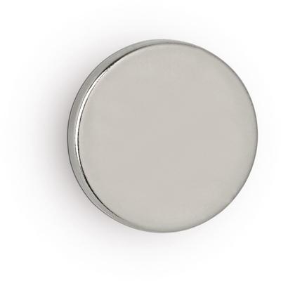 MAUL Neodym-Scheibenmagnet 3x20mm 4200g hellsilber VE=10x10 Stück