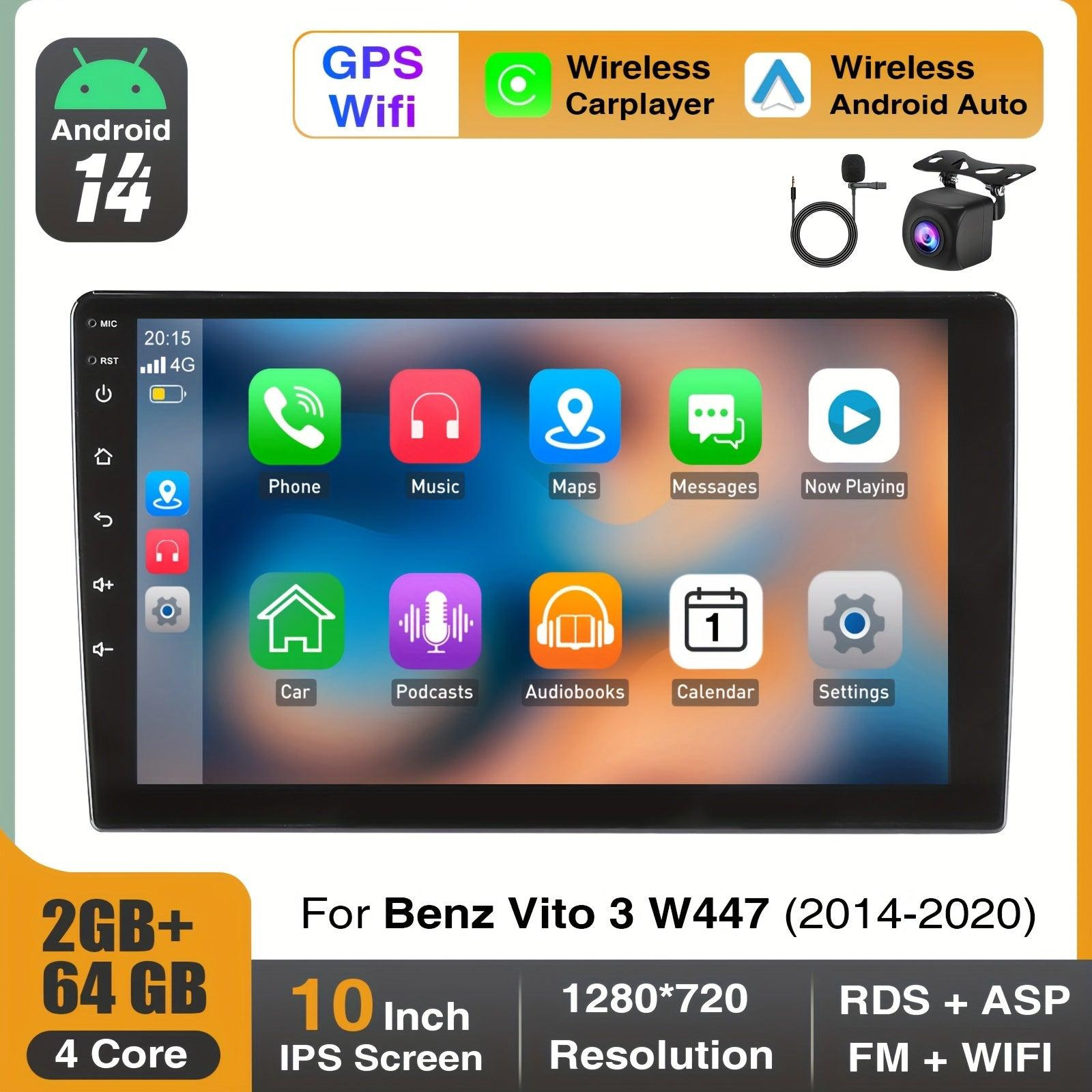 Selius Android 14 Car Stereo Multimedia Systeem met Navigatie