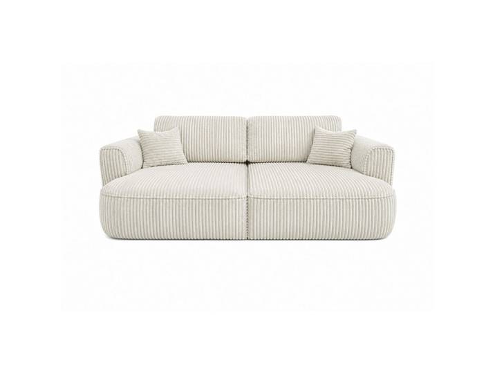 Labett Sofa Cozi mit Cordbezug Tilia, Creme, Ecru, 240x87x180 cm, Babymöbel & Kindermöbel, Kinderzimmer & Jugendzimmer, Schlafsofas