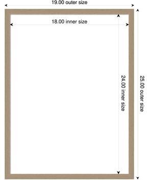 Amanti Art Emery Framed Dry Erase Magnetic Board