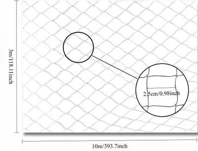 Uplift Treasures Transparent Cat Safety Net For Balcony And Stairs 3x10m
