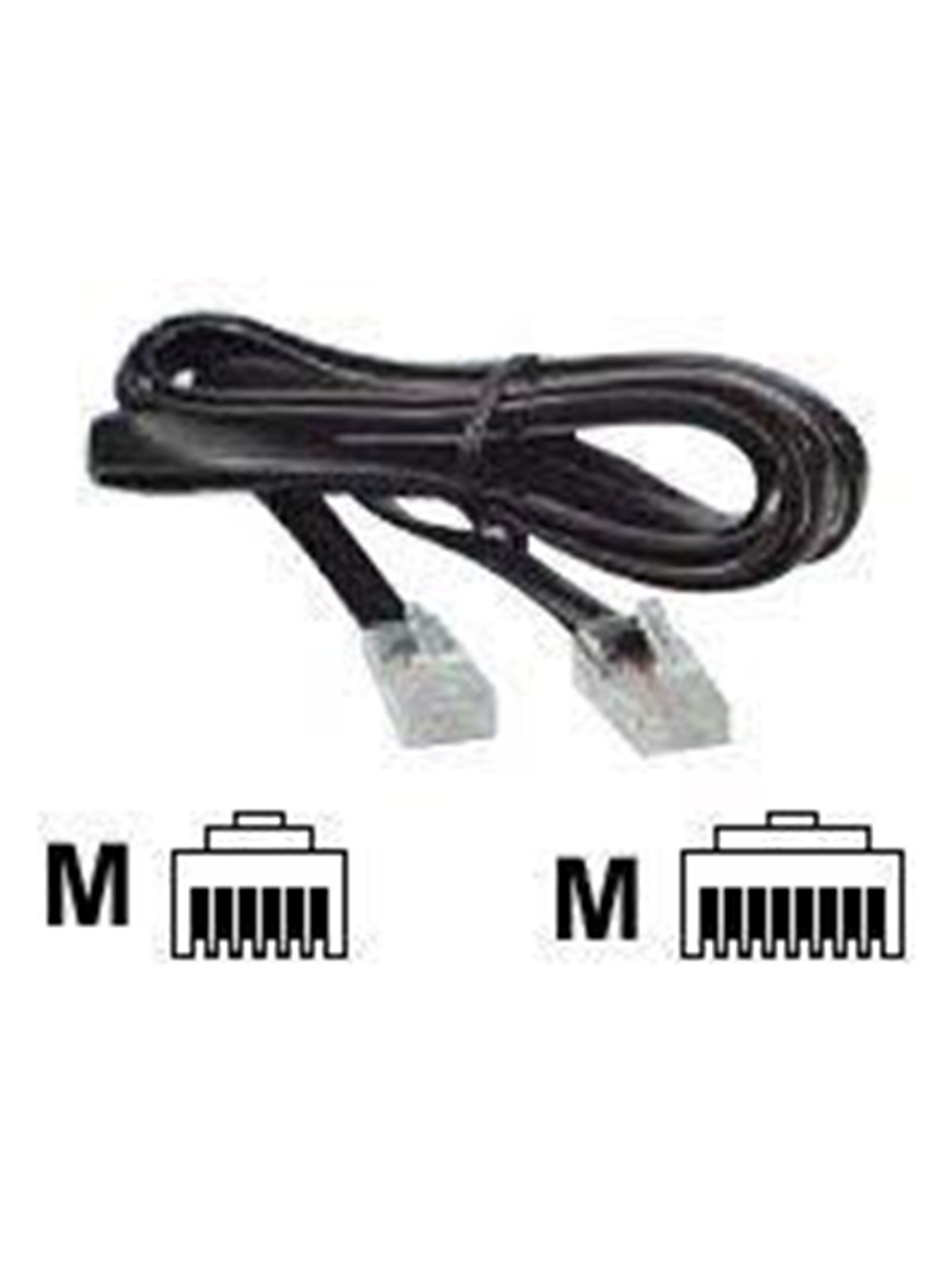 EFB NORDIC EFB-Elektronik network cable - 2 m - black - Schwarz - 2m
