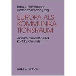 Europa als Kommunikationsraum, Fachbücher von Hans J. Kleinsteuber