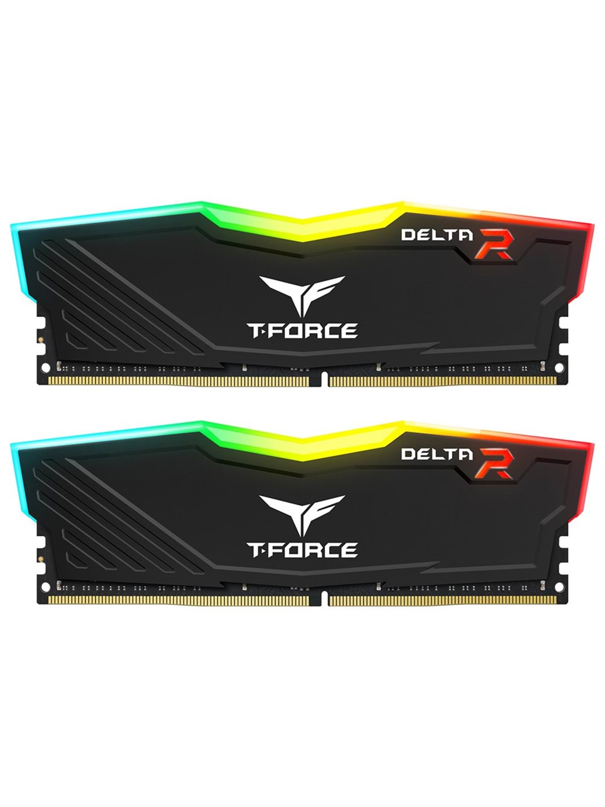 Team Group T-Force DELTA? RGB DDR4-3600 - 16GB - CL18 - Dual Channel (2 pcs) - Intel XMP - Schwarz mit RGB