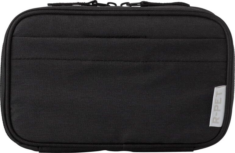 Pochette de voyage en rPET 600D personnalisée - Calix noir