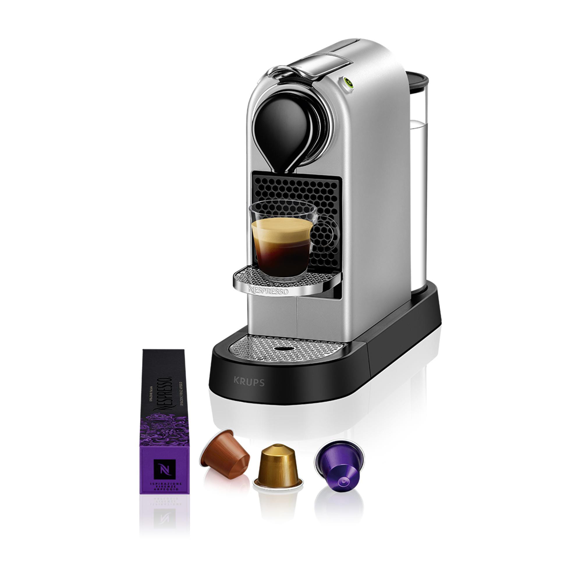 Kaffeemaschine Nespresso CitiZ von Krups Silber XN741B