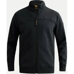 Sweatshirtjacke mit Stehkragen Schwarz XXL