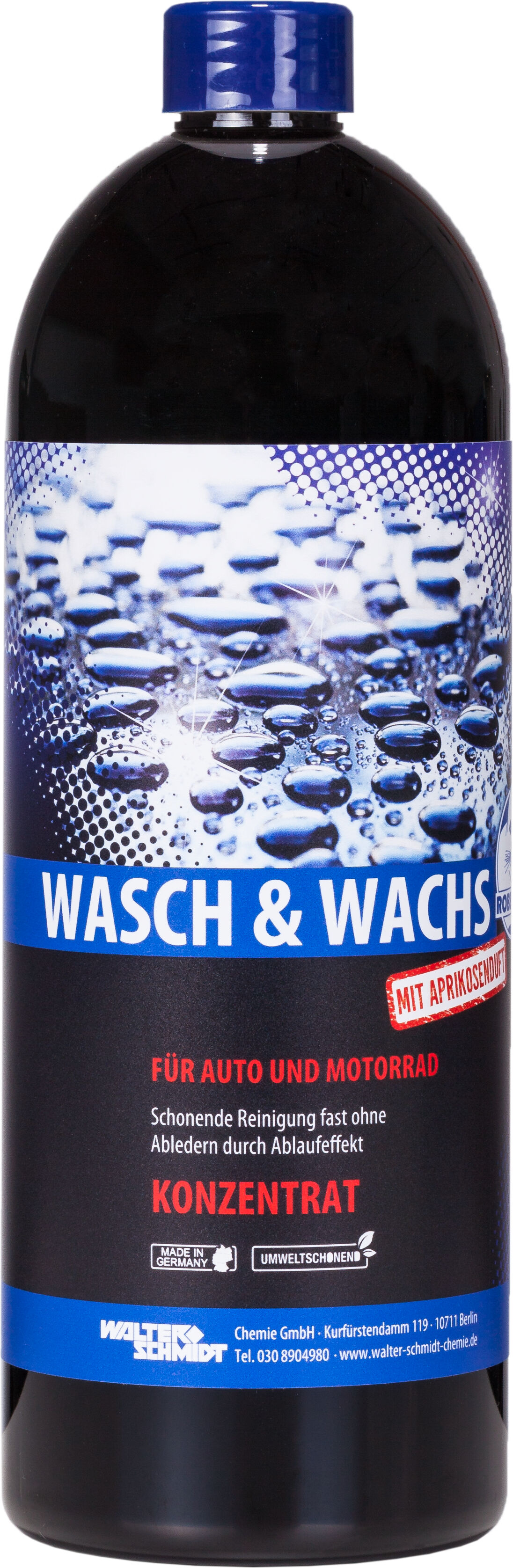 Walter Schmidt Chemie Autoshampoo Wash + Wax 1 L Flasche 3534200000 1l