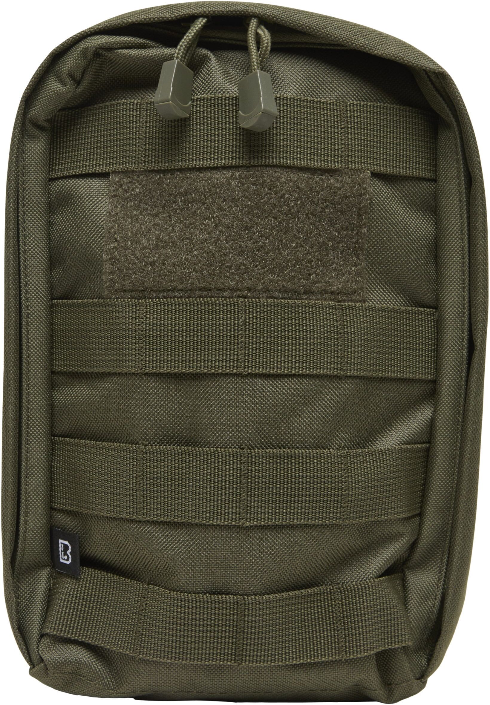 Gürteltasche BRANDIT "Brandit Accessoires Snake Molle Pouch", Gr. onesize, grün (olive), Polyester, mehrfarbig, Taschen Gürteltasche