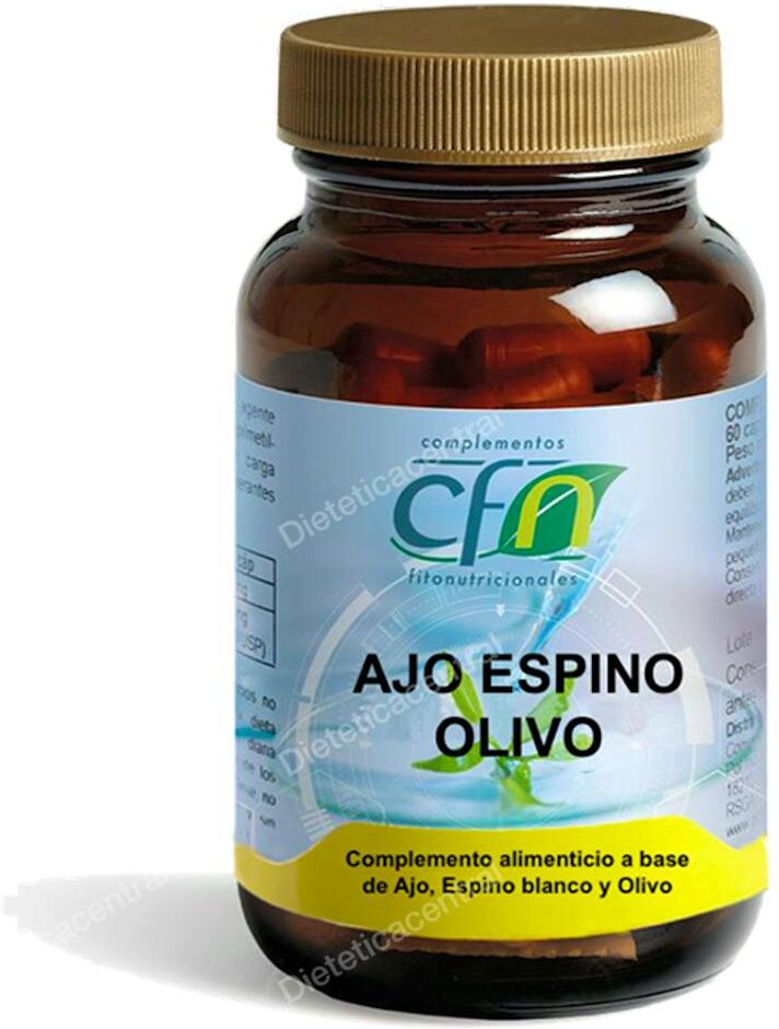 Cfn ajoespino blancoolivo 90 capsulas