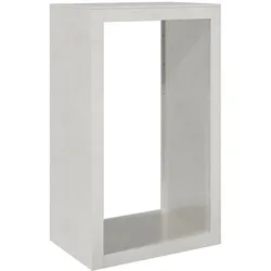 Helloshop26 - Brennholzregal 60 x 40 x 100 cm brauner Edelstahl 02_0043724