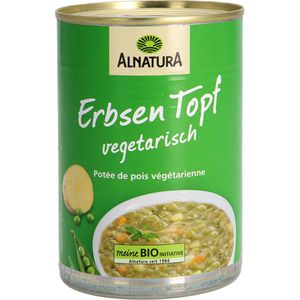 Alnatura Fertiggericht Erbsen Topf, BIO, 400 g