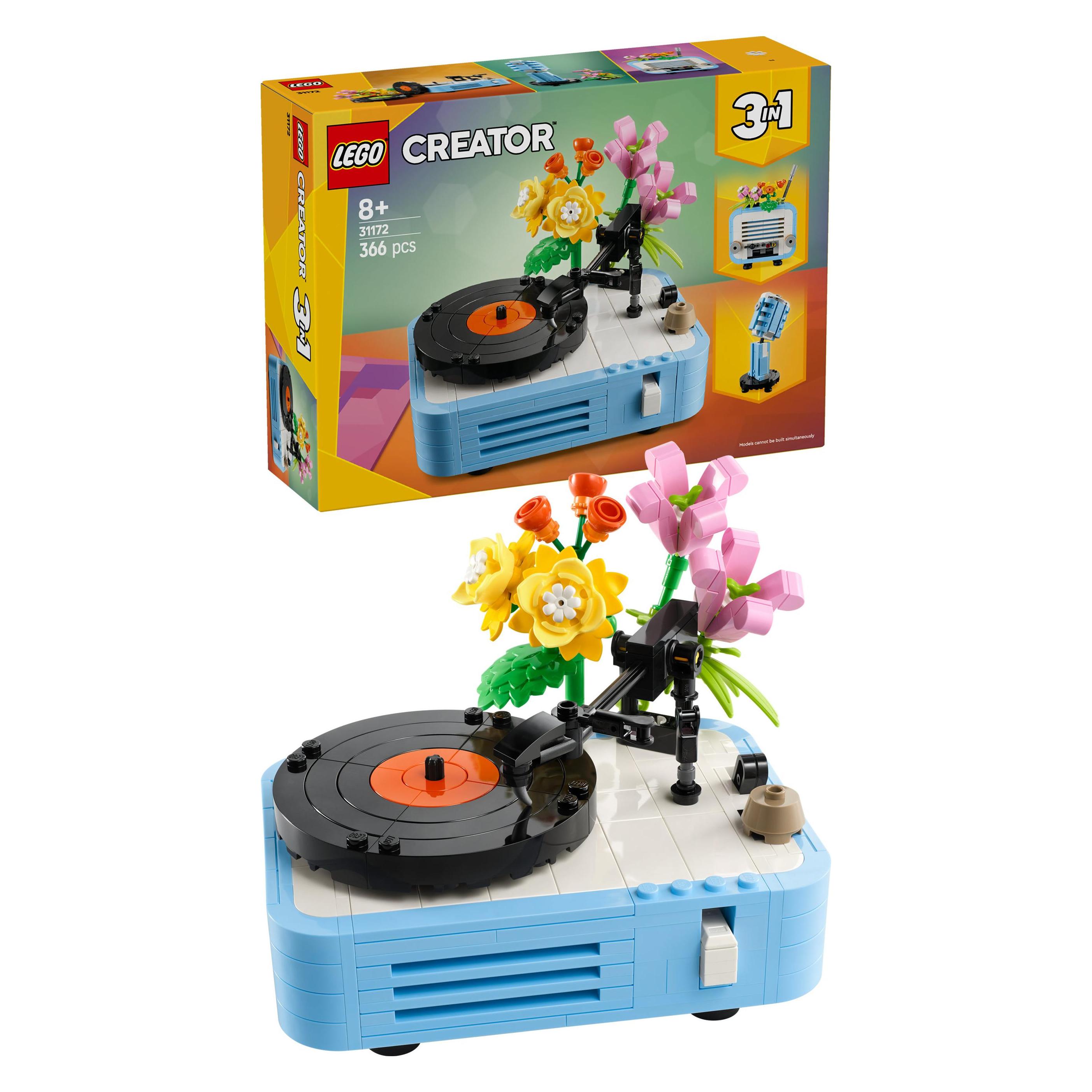 LEGO Plattenspieler mit Blumen (LEGO Creator Expert) (31172)
