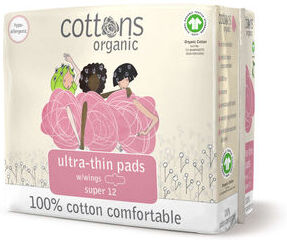 Cottons Penso Higiénico Ultra-Fino C Abas Super 12 un