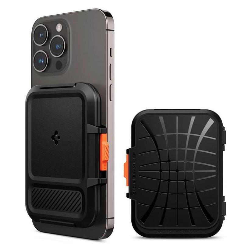 Spigen iPhone Lock Fit Wallet with MagSafe - black (Apple iPhone X) (AFA06031)