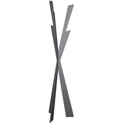 Zeus - Garderobenständer Schlamm, 40x177 cm, freistehend - Made in Italy