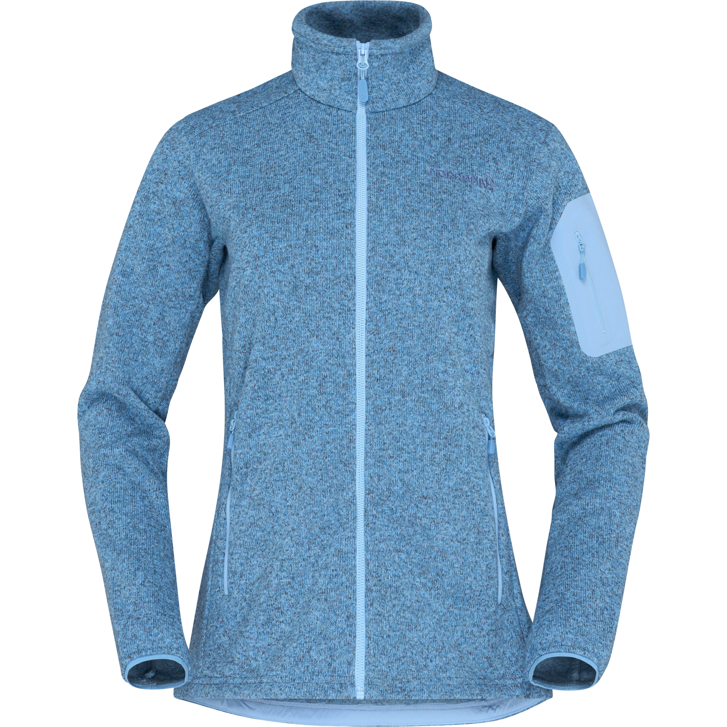 Norrona Femund Warm2 Damen Fleecejacke blau Größe XS Trekking Elastisch