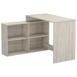 ECKSCHREIBTISCH mit umkehrbarer Ausrichtung, 4 Fächer, L111,9 cm - Corner