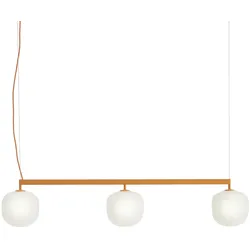Muuto Rime Rail Pendelleuchte, orange