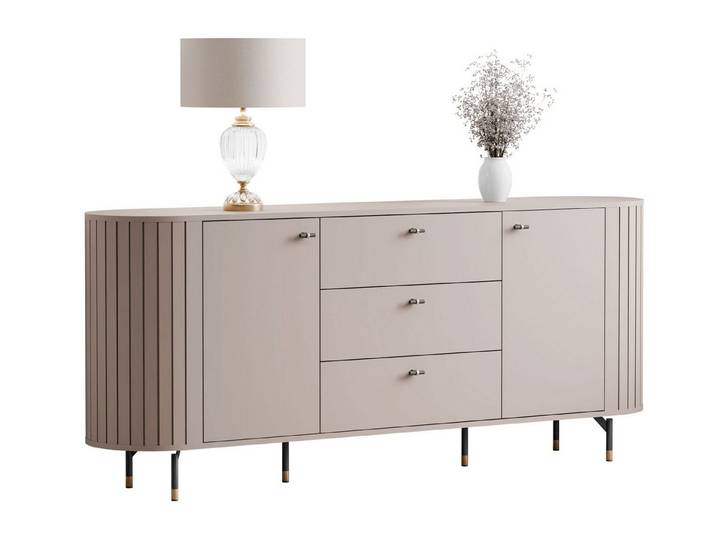 Lookway Kommode ELODIE 190 2D3S mit 3 Schubladen (1x Kommode), 190x81x40 cm