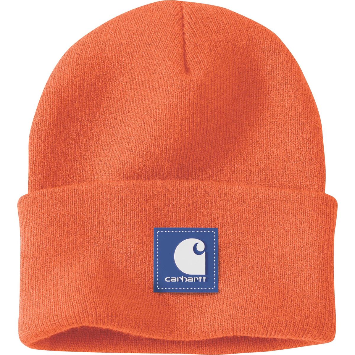 Carhartt Rubber Patch Watch Cap Beanie brite orange (BOG) OS 106920-BOGOS