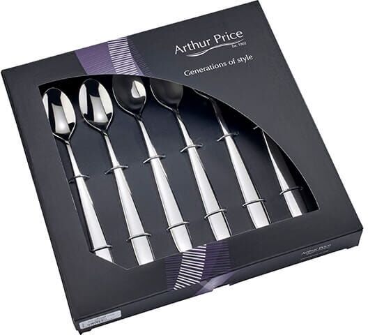 Arthur Price Classic Willow Set Of 6 Long Drink Spoons