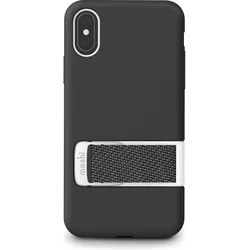 Moshi Capto for iPhone XS/X Black - slim case with MultiStrap (Apple iPhone X, Apple iPhone XS), Smartphone Hülle, Schwarz