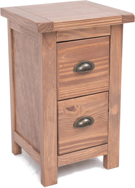 Fernleaf Astrid 35 cm W Bedside Table Light Brown 56cm H X 35cm W X 32cm D