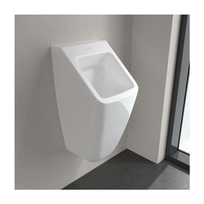 Villeroy & Boch Architectura Absaugurinal 55870501 weiss, Zielobjekt, Zu- und Ablauf verdeckt