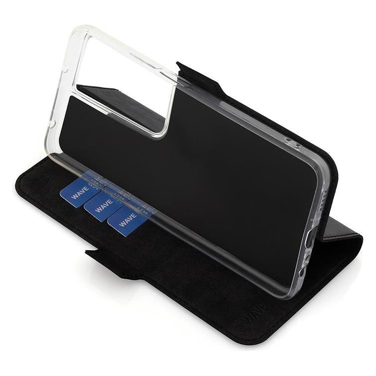 Wave BookCase -suojakuori, Honor X7b, musta (Honor X7) (WAVE-BC-HN-X7B-BK)