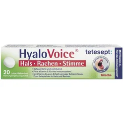 TETESEPT HyaloVoice Hals Rachen Stimme Lutschtabl. 20 St