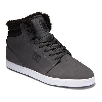Winterboots DC SHOES "CRISIS 2 HI WNT", Herren, Gr. 46, atmungsaktiv, grau (charcoal), Leder, Schuhe Winterboots, Winterschuhe, Winterstiefel, Snowboots