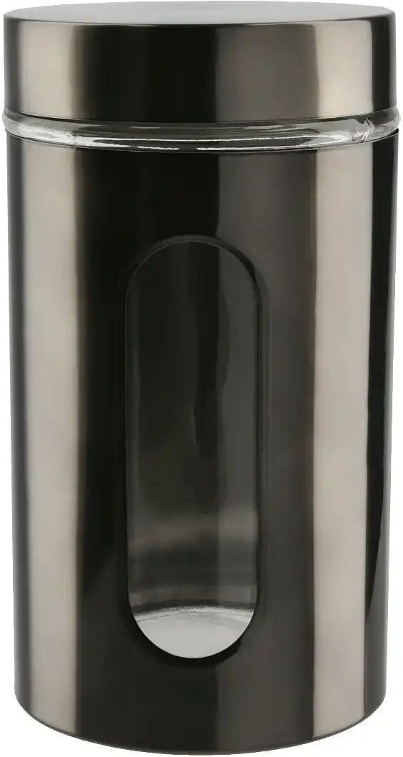 for friends Aufbewahrungsdose   ¦ grau ¦ Glas,Edelstahl ¦ Maße (cm): H: 18  Ø: