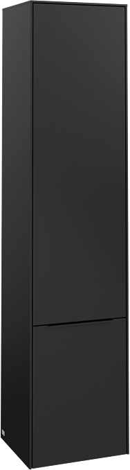 Villeroy und Boch Subway 3.0 Hochschrank C58601VL 40x171x36,2cm, Schanier links/Griff Volcano black, volcano black