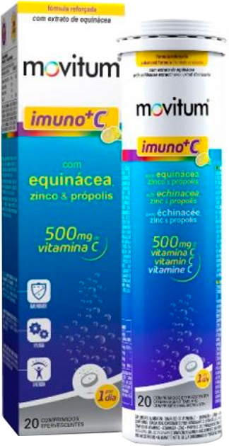 Movitum Imuno+C 20 comprimidos efervescentes