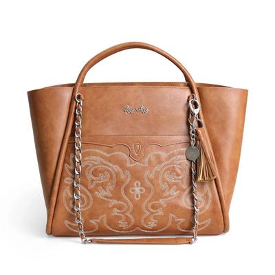 Itzy Ritzy Boss Tote - Nash Saddle