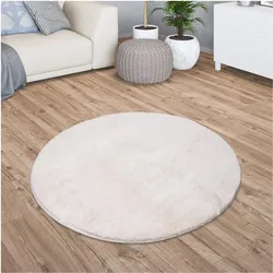 TT Home, Teppich, Wohnzimmer Kurzflor Einfarbig Modernes Design Waschbar (160 cm)