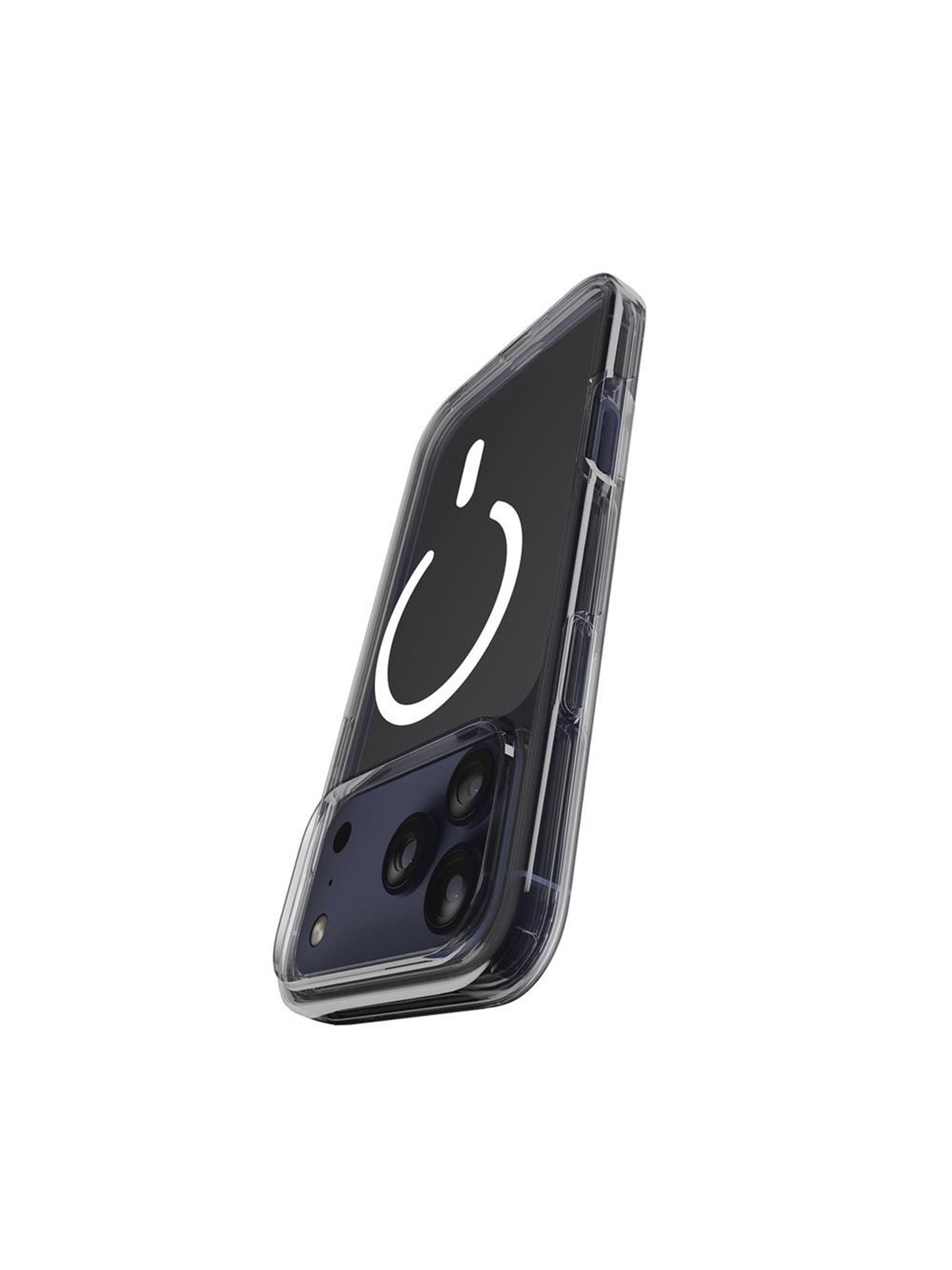 Puro Impact Clear D3O TPU+PC Case Compatible with MagSafe for iPhone 17 Pro Max - Transparent