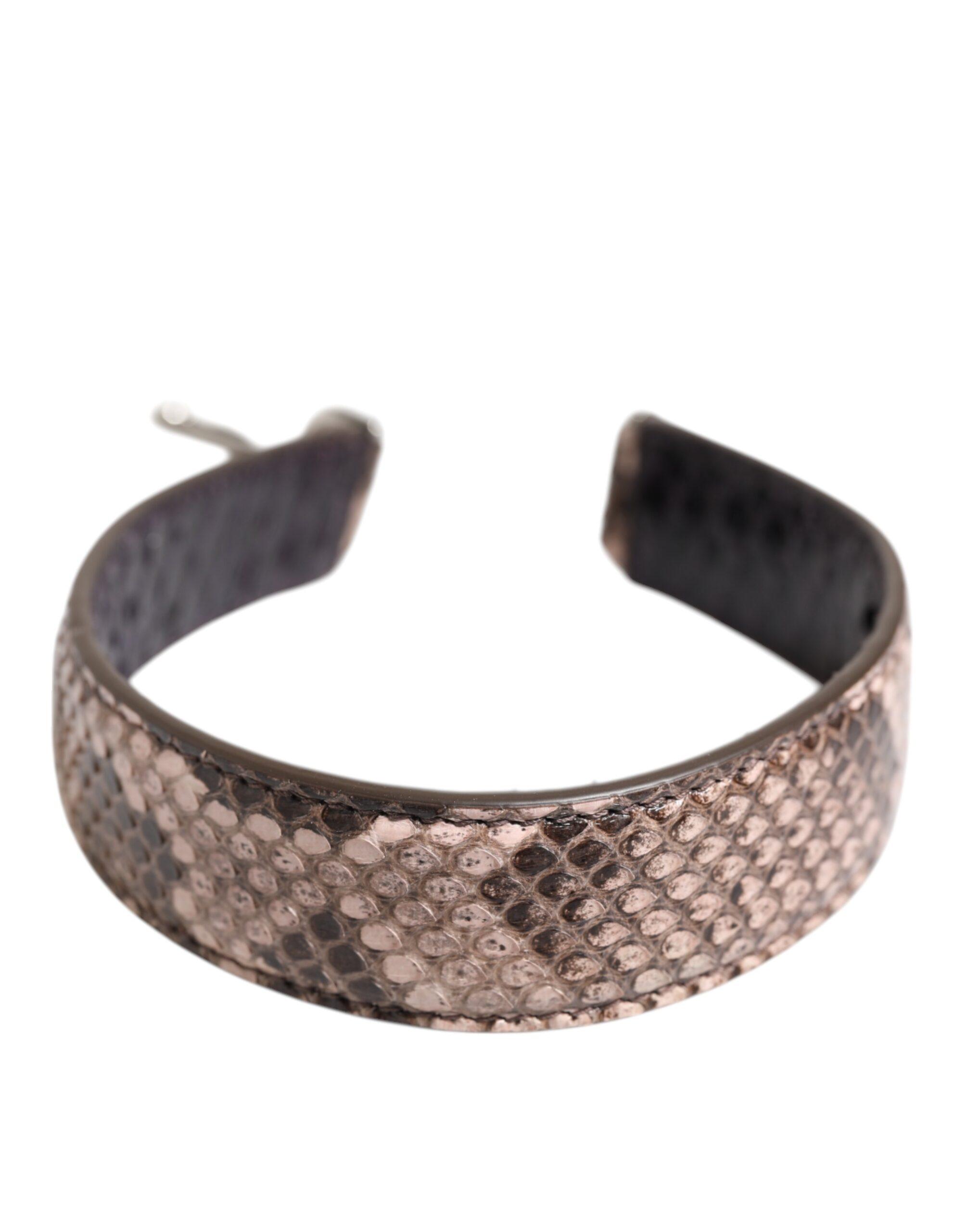 Bruine Exotische Leren Handtas Accessoire Schouderband