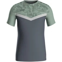 JAKO, Unisex, Sportshirt, T-Shirt Iconic (M), Grün, Grau