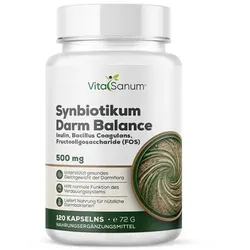 VitaSanum® Synbiotikum Darm Balance – 2 Kapseln Tagesportion