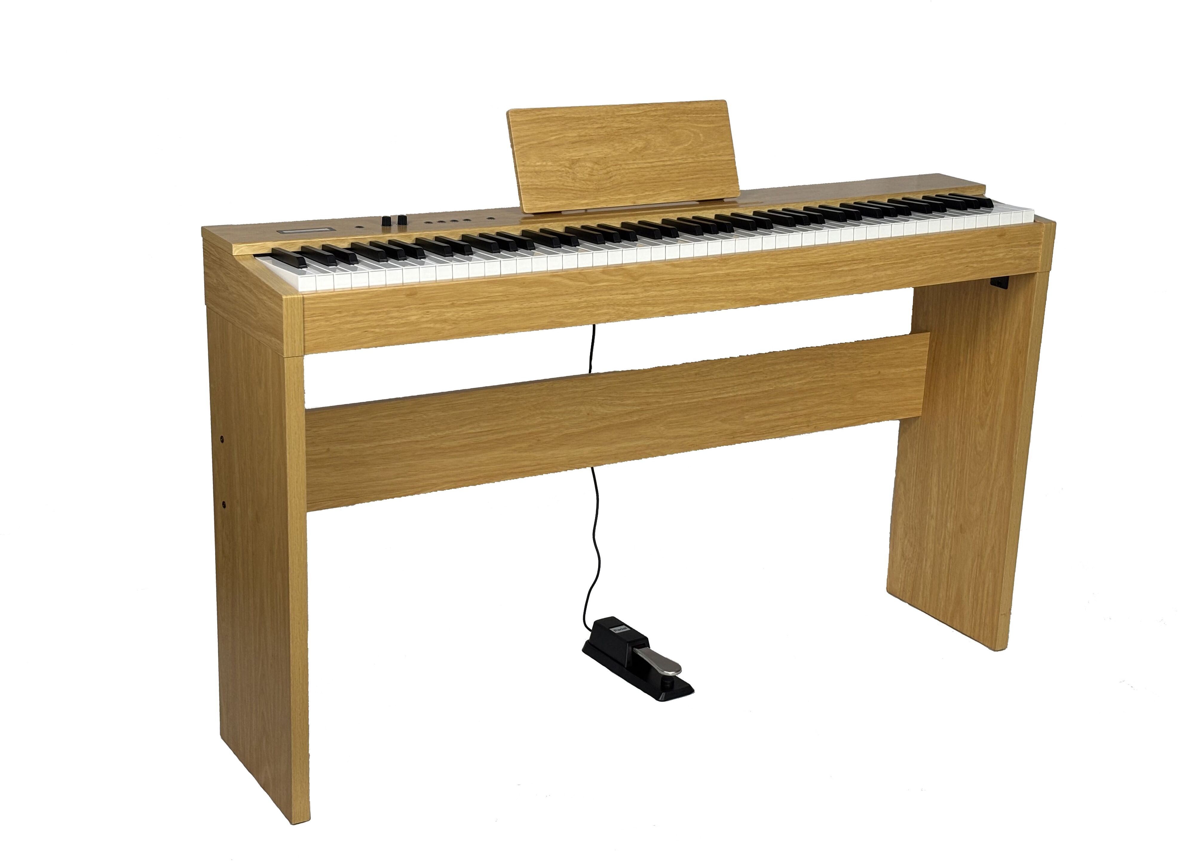 Hafnia HDM-88 Helle Eiche E-Piano Set